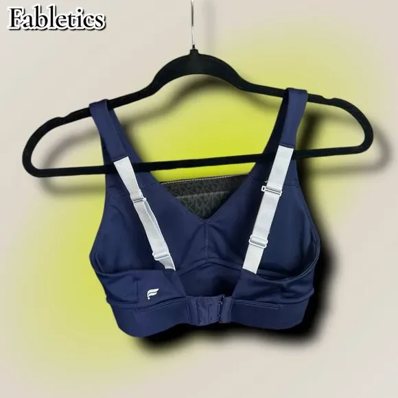 Pre-Owned Fabletics Sports Bra – Navy Blue | Size XXS - Picture 2 of 8